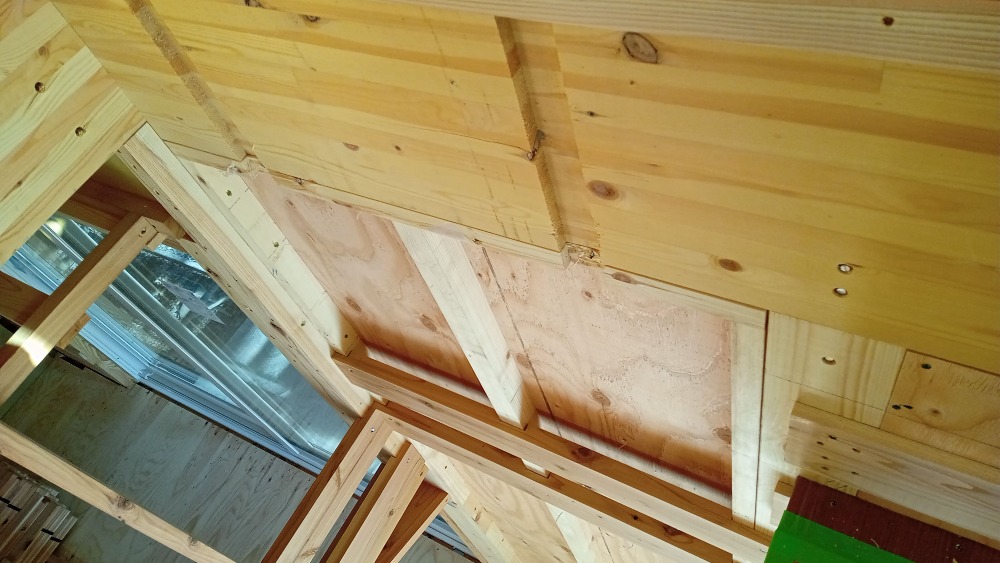 WB工法：1F→2Fへの通気