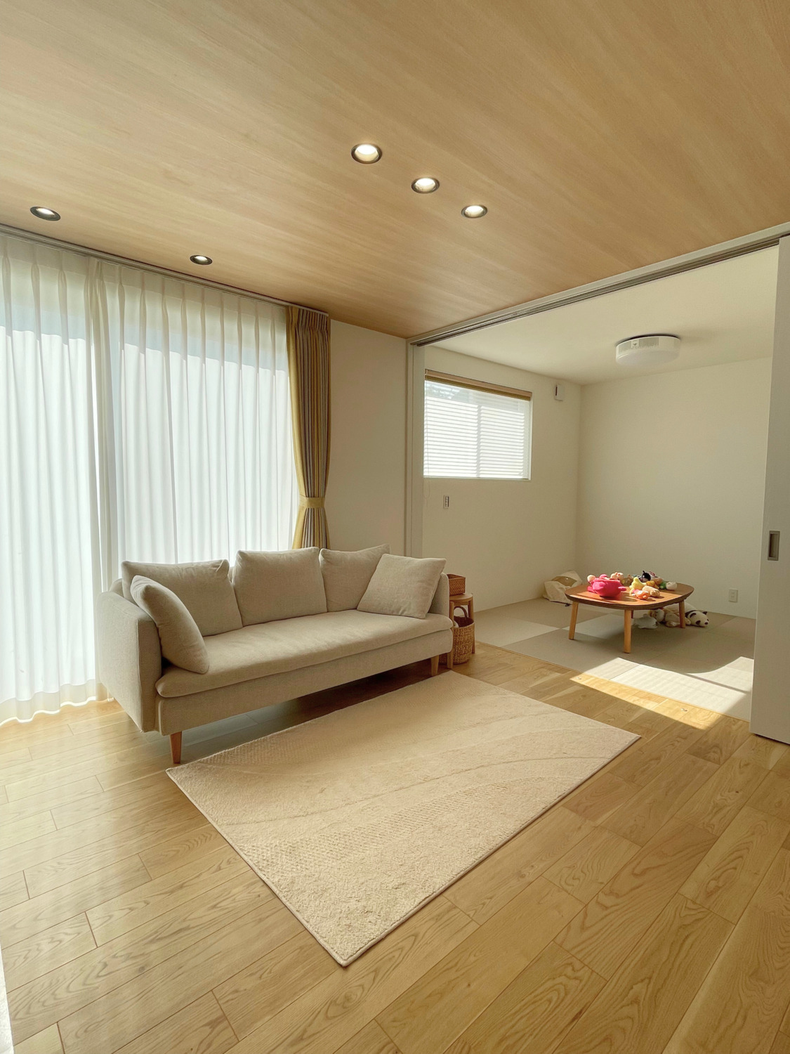 心休まる木質空間と北欧インテリア