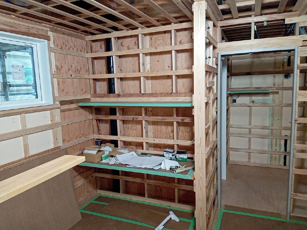 カウンター施工