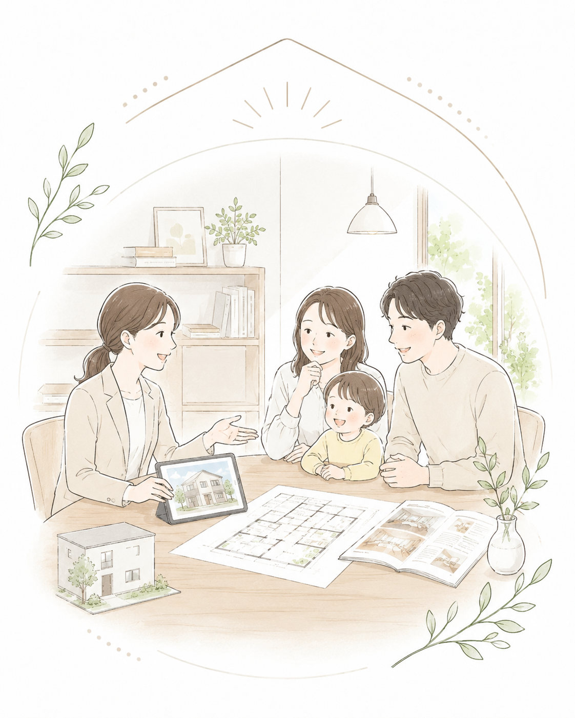 初めての方も安心して参加できる完成見学会