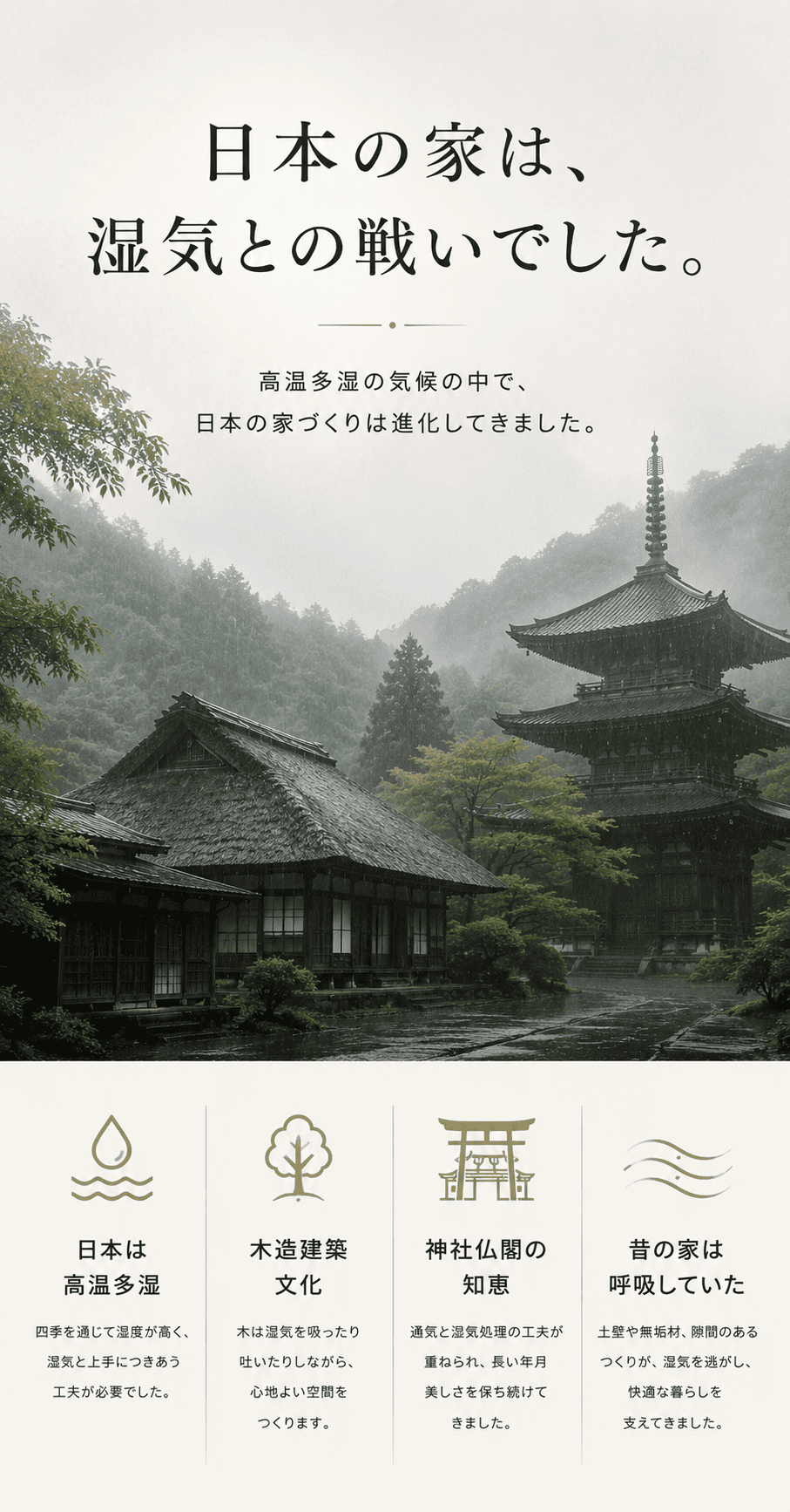 昔の家づくりについて
